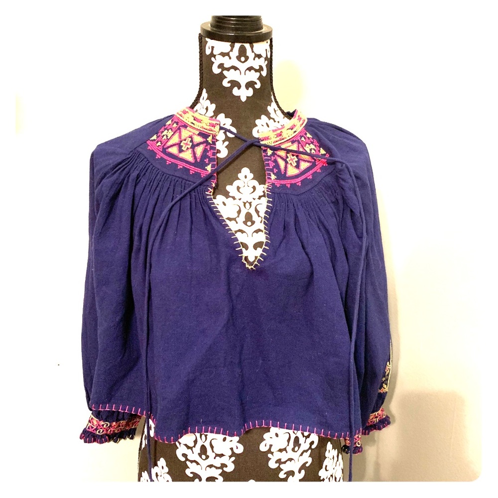 Free people top BRAND NEW with tags royal blue